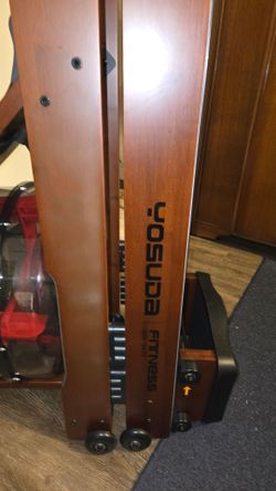 YOSUDA Foldable Wooden Water Rowing Machine – Brand New