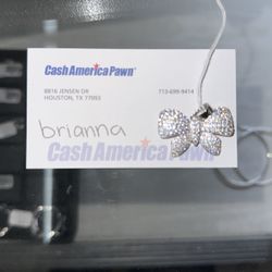 Cubic Zirconia Butterfly 