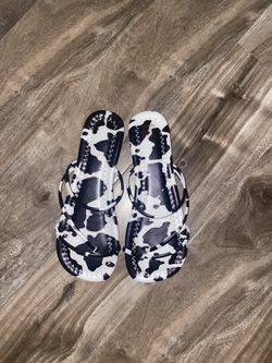 Cow Print Sandals 