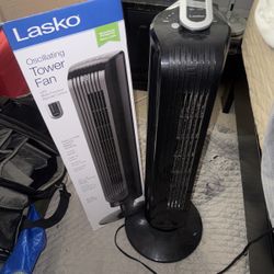 Lasko oscillating Tower Fan With Remote