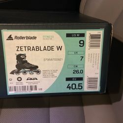 Rollerblade: Zetrablade W - Womens 9 - Still In Box - Never Been Worn