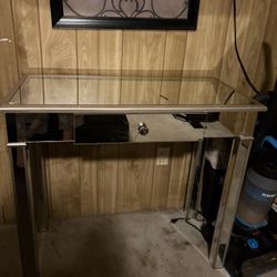 Modern Glass Desk / Vanity Table 