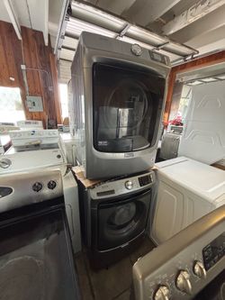Front load washer and dryer