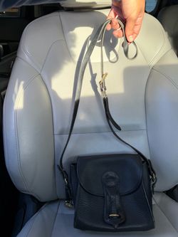 Dooney & Bourke Black Pebbled Leather Crossbody Bag