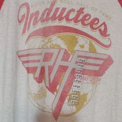 Womens Rock And Roll Hall Of Fame Shirt 1(contact info removed) Size Large New With Tags 