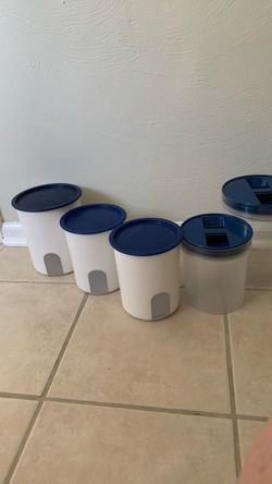 Tupperware Canister set and 2 pantry  containers