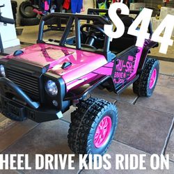 Electric kids ride on toy four-wheel drive 24v $449 plus taxes 