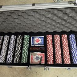Clay Poker Set In Case New