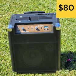 Ion Block Rocker Portable Speaker Travel (RETAILS $250+, SELLING FOR $80)
