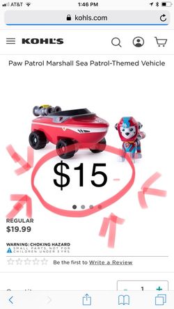 Paw Patrol Marshall Sea Patrol