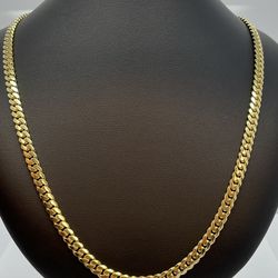 14 k gold Miami Cuban Chain . New. 