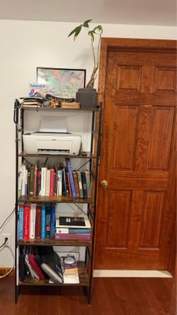 5-Tier Bookshelf / Modern Vintage Bookcase