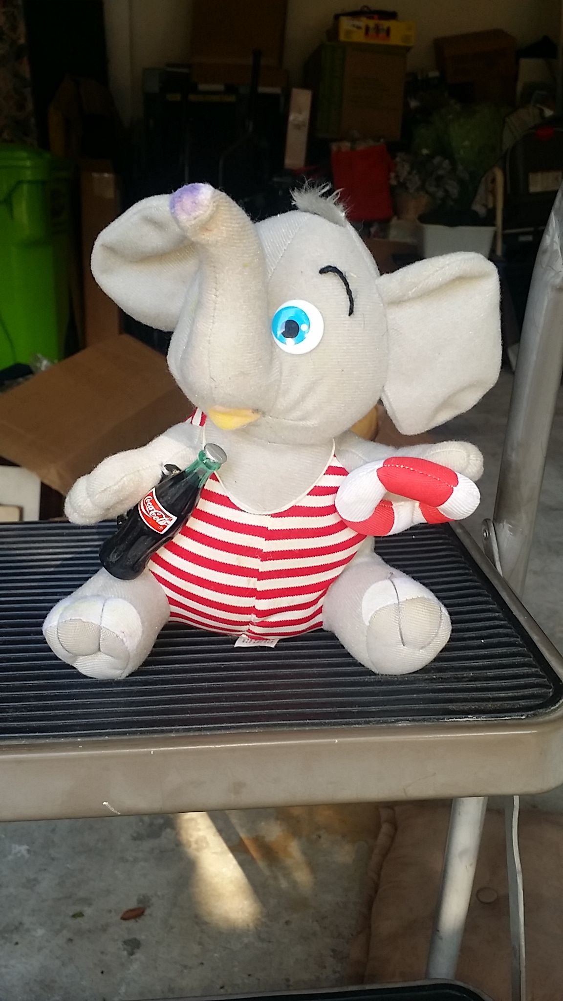 Coca-Cola elephant doll
