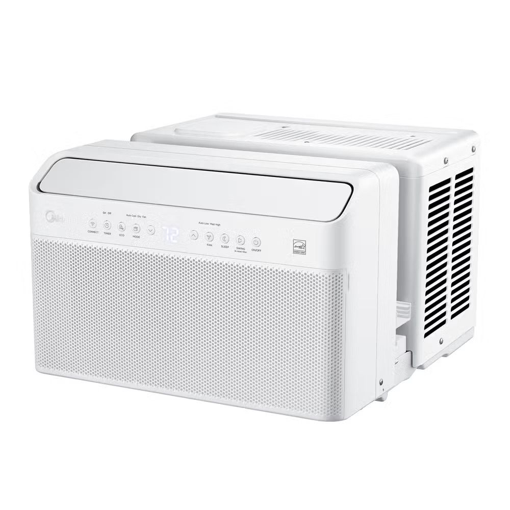 Midea 10,000 BTU DOE U-Shaped Smart Window Air Conditioner, for spaces up to 450 sq. ft.