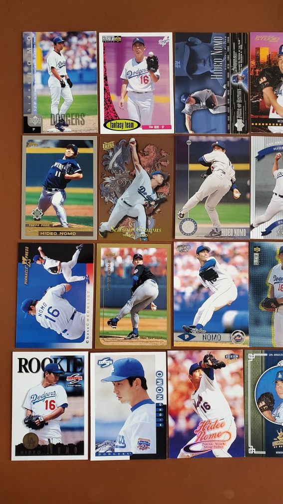 Baseball Cards - Hideo Nomo