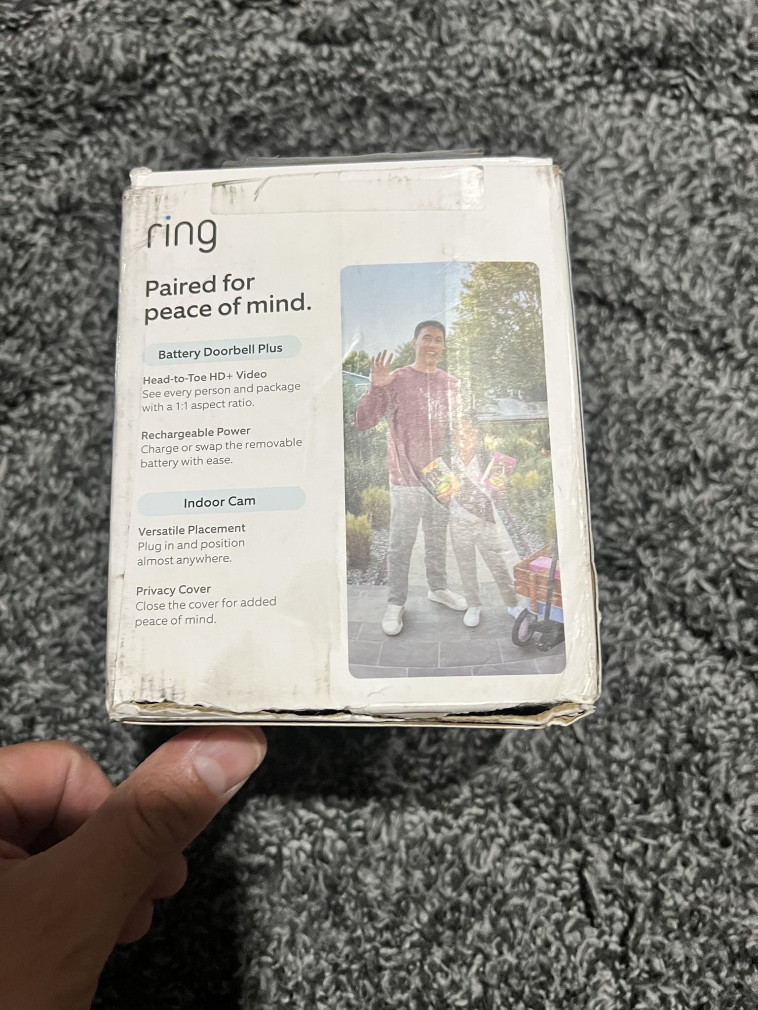 Ring Doorbell W/ Stickup Camera