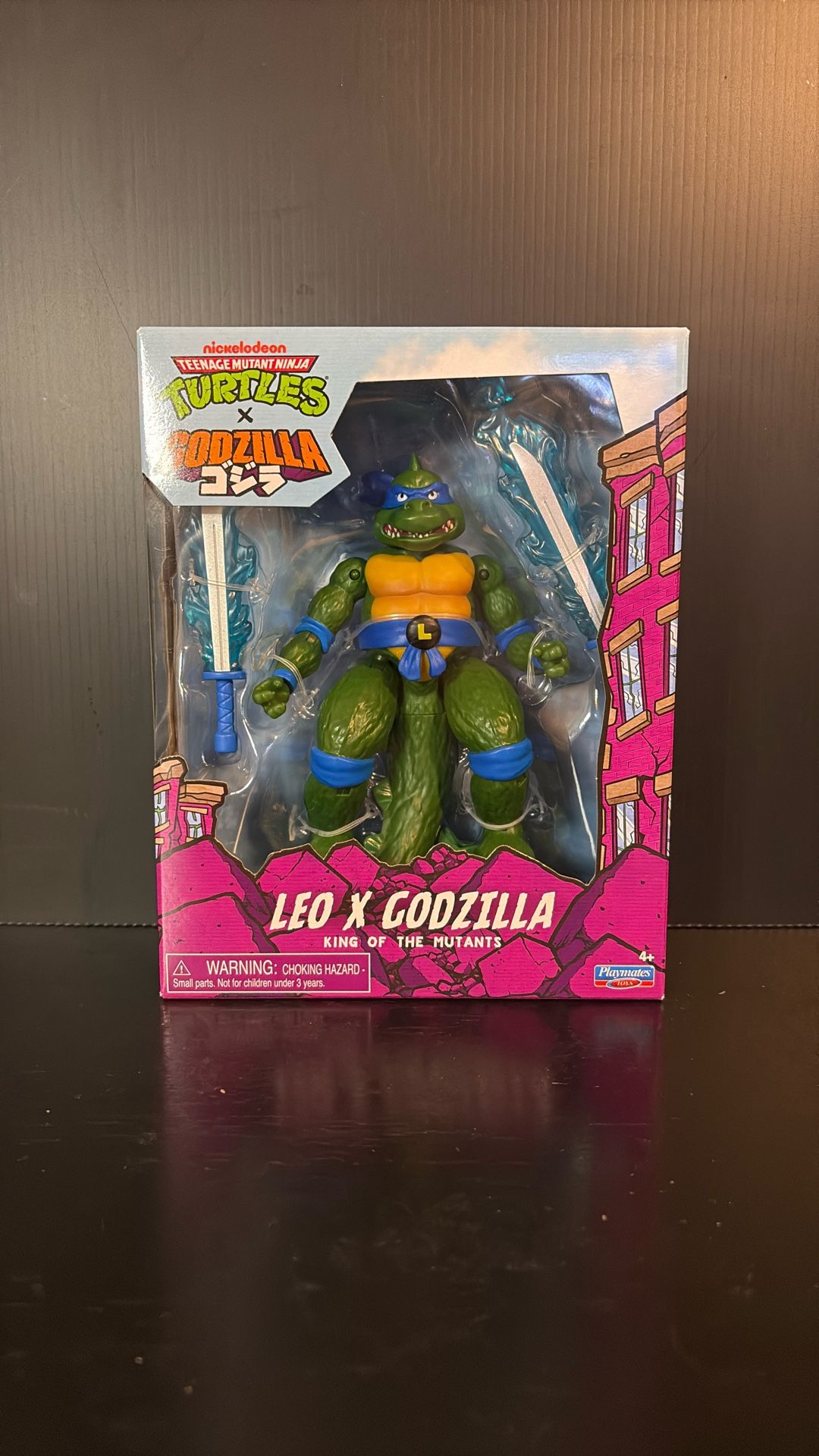 TMNT X Godzilla Leo Godzilla