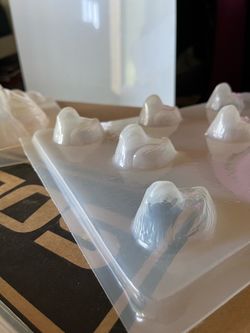 Molds for jello or chocolate.different styles