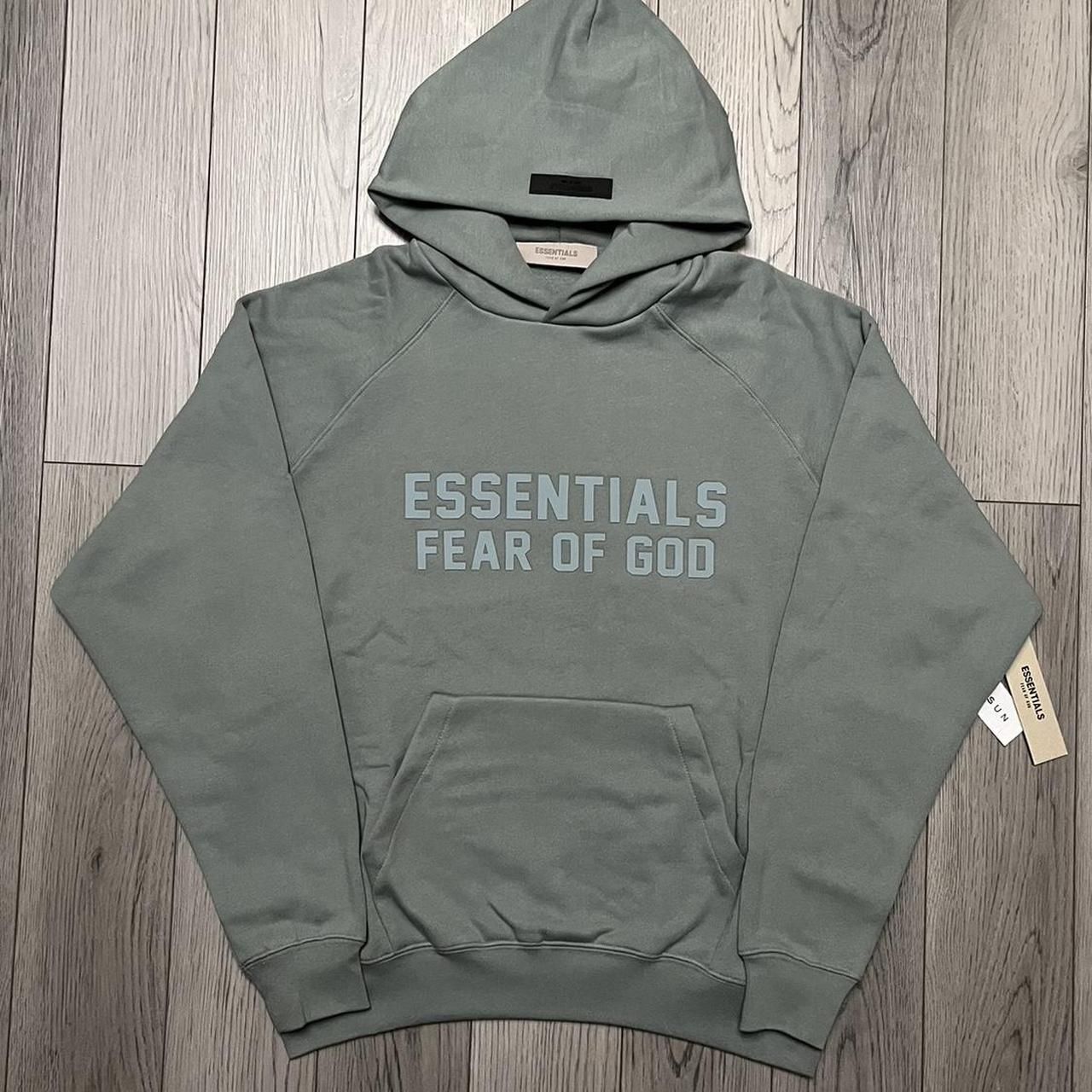 Essentials Hoodie Fear of God Sycamore Green S and L M XXL Hoodie Oversized Sweater Fit