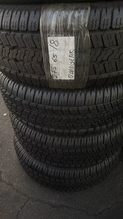 Goodyear 275/65/18 Tires – Set of 4