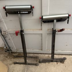 Stationary Steel Roller Stand with Edge Guide