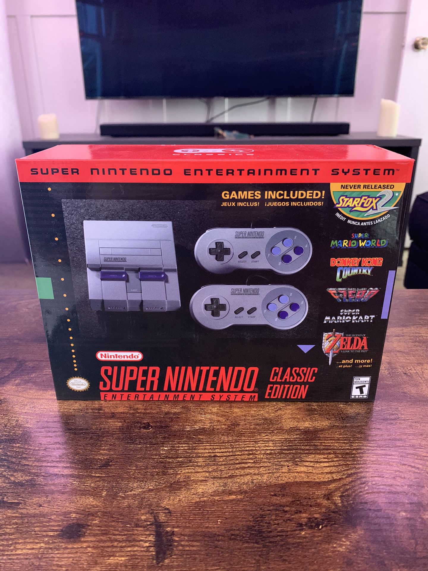 Super Nintendo SNES Mini Classic with 21 games