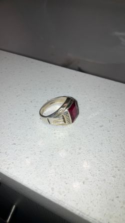 Sterling and 10k gold ring