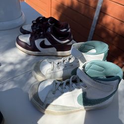 Boys NIKE shoes, size 11.50  * SOLD AS A SET*