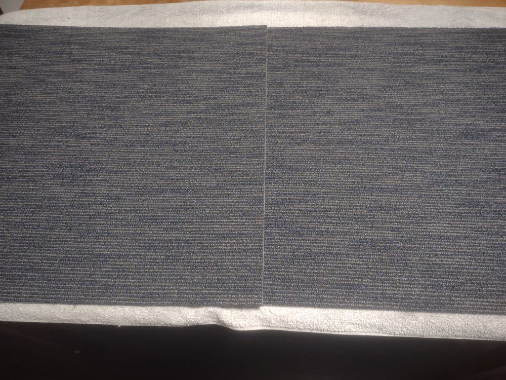 Blue Adhesive Carpet Tiles 