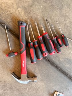 Hyper Tough Hammer and Screwdriver Tool Set