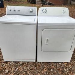 Whirlpool Washer & Amana Dryer Electric 4 Prong Or 3 Prong