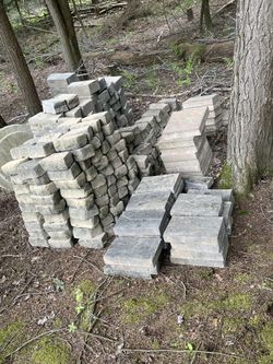 Wall, Border And Stepping Stones 