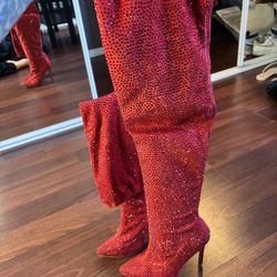 Thigh High Heel Boots