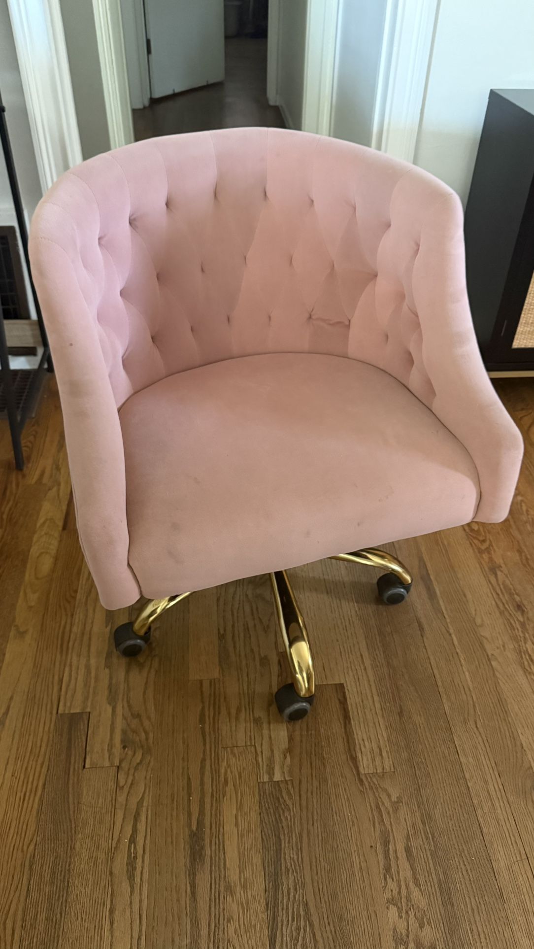 Pink Rolling Office Chair