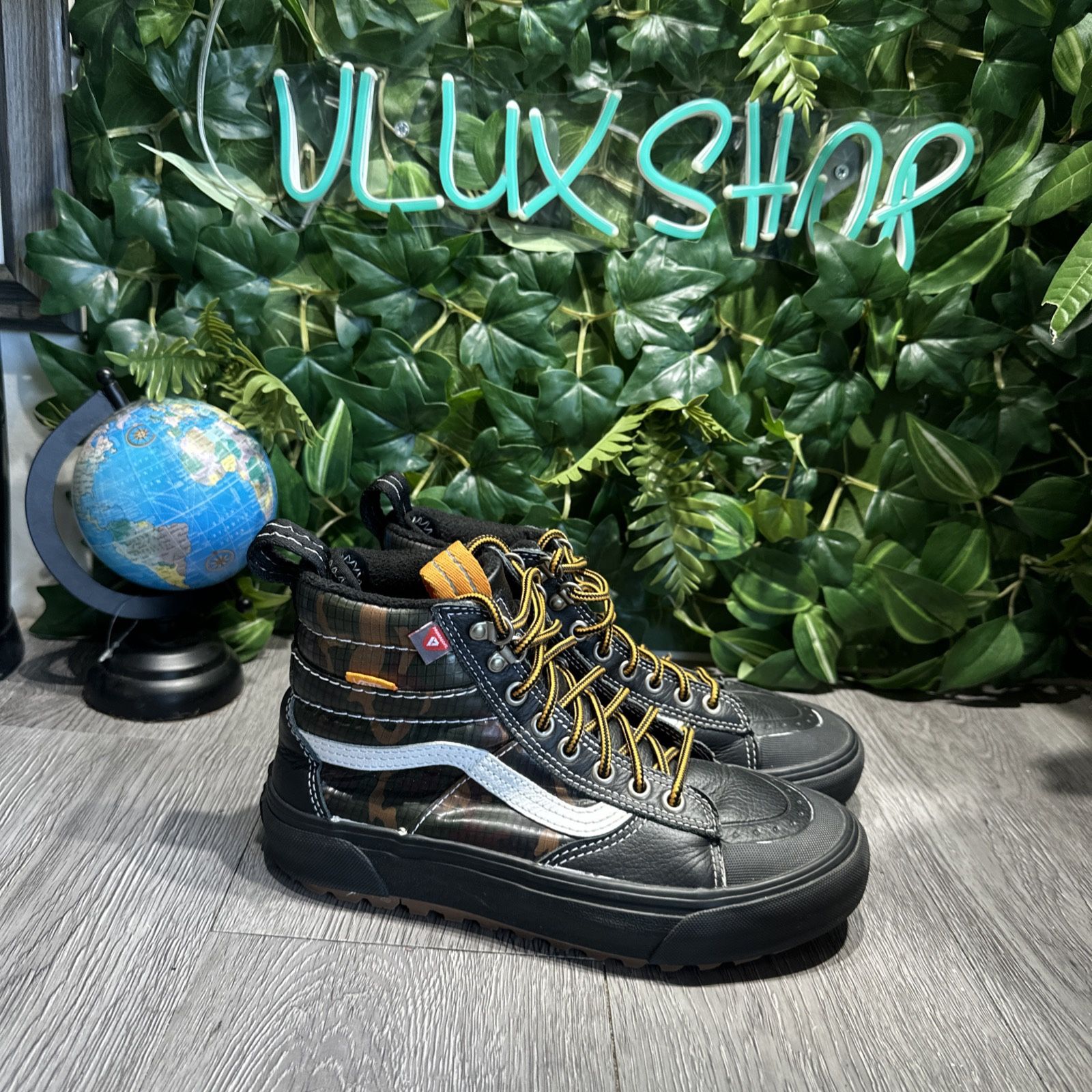 VANS Sk8 Hi MTE DX Black/Camo Men's Size Womens VN0A4P3I2TI