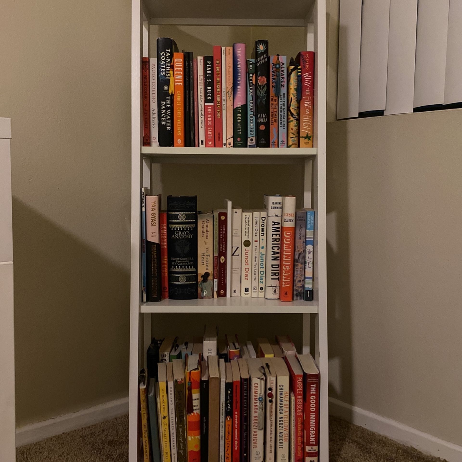 White Bookshelf 