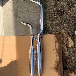 2004 Fatboy Exhaust Pipes (Harley Davidson)