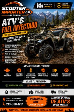 🔥🏕️ ¡NUEVOS ATV'S DENAGO CON INYECCIÓN ELECTRÓNICA YA LLEGARON! 🏔️💨