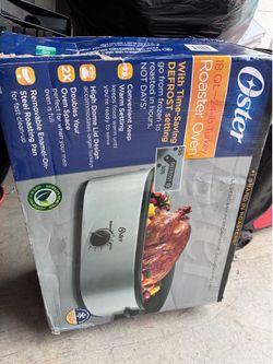 Electric roaster oven