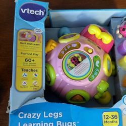 Crazy Legs Learning Bugs Pink