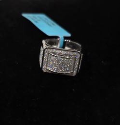 💎 1.18 CTW VVS D Moissanite Iced-Out Statement Ring – Size 9 💎