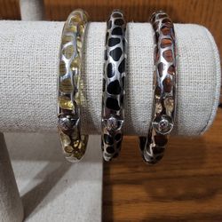 Angelique de Paris Bracelets (3 Total).925 Silver