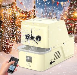 Smoke-Filled Bubble Machine, 450W Super Low Noise Fog Bubble Blower with Remote Control, 3-in-1 Modes, Creates Snow-Like Fog Bubbles, 8000+ bubbles Pe