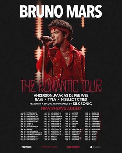 2 tickets Bruno mars