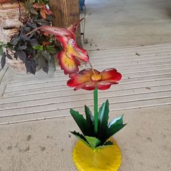 Agave, Flower And Hummingbird Decoration (Yard Art) $40 Each