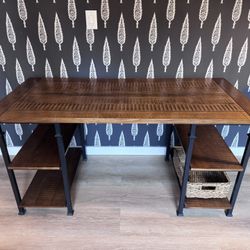 Solid Wood Top Executive Desk