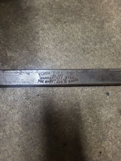 Vintage Thor Tire Tool Tire Iron