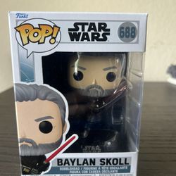 Baylan Skoll Star Wars Ahsoka Funko Pop Bobblehead #688 Disney Ray Stevenson