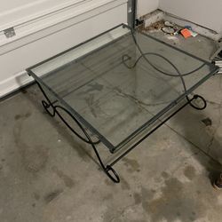 Glass Coffee Table Rarely Used 
