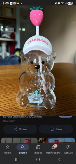 Limited edition starbucks bear cup